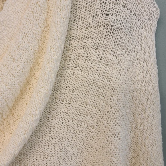 O'Neill Tropical Beach Hooded See Through Sweater Size Small Oversize - Picture 5 of 11